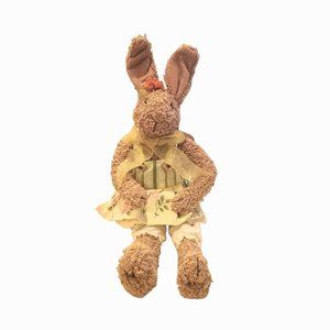 Charming Group Brown Bunny Rabbit  Plush Shelf‎ Sitter Easter Display  Girl